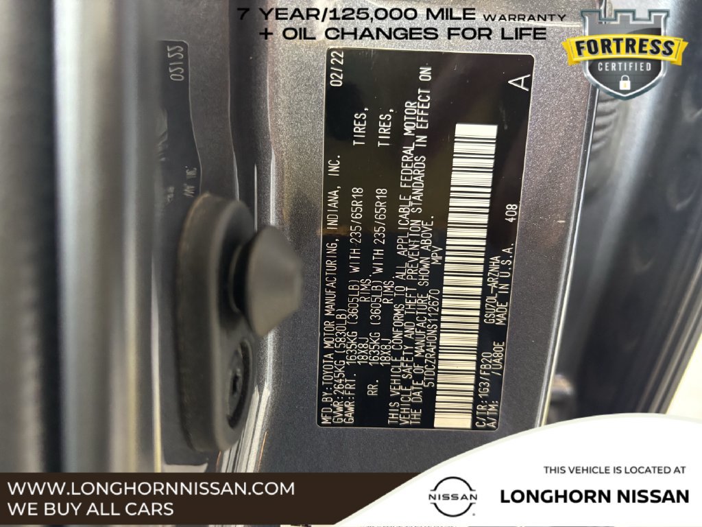 Used 2022 Toyota Highlander L FWD image 25