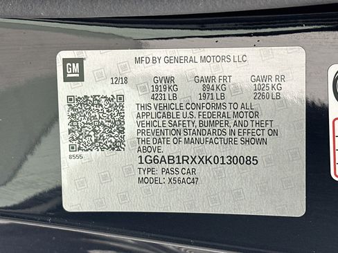 Used 2019 Cadillac ATS Luxury RWD image 12