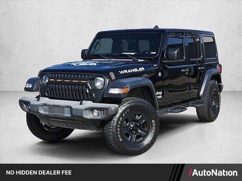 Used 2018 Jeep Wrangler Unlimited Sport S AWD/4WD image 1