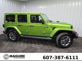 Used 2020 Jeep Wrangler Unlimited Sahara w/ Uconnect 4C Nav & Sound Group AWD/4WD video 1