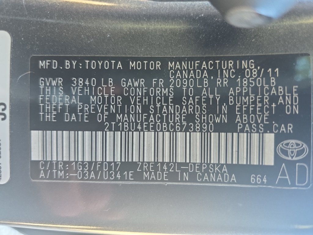 Used 2011 Toyota Corolla S FWD image 25