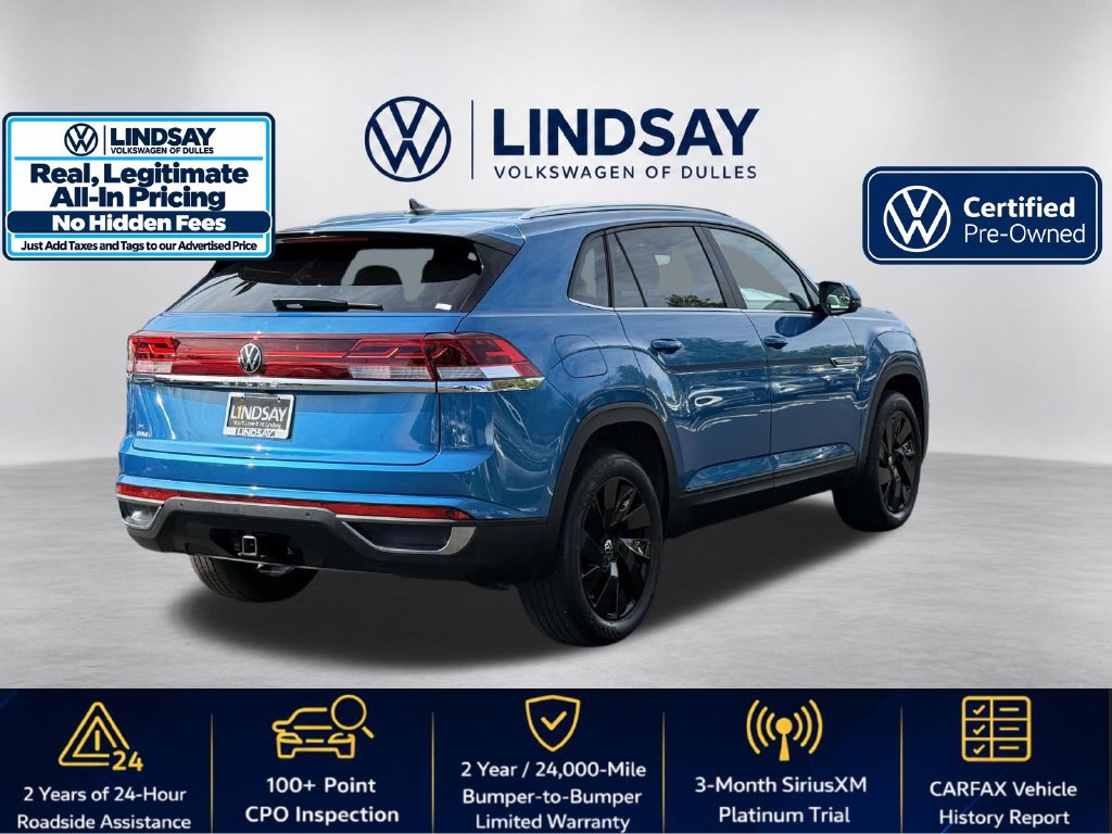 Certified 2024 Volkswagen Atlas Cross Sport SE w/ Panoramic Sunroof Package FWD image 7
