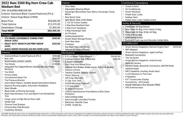 Used 2022 RAM 2500 Big Horn AWD/4WD image 39