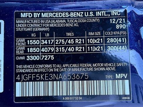 Certified 2022 Mercedes-Benz GLS 450 4MATIC image 22