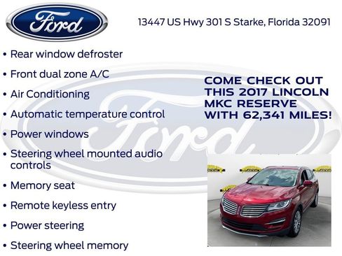 Used 2017 Lincoln MKC Reserve FWD image 20