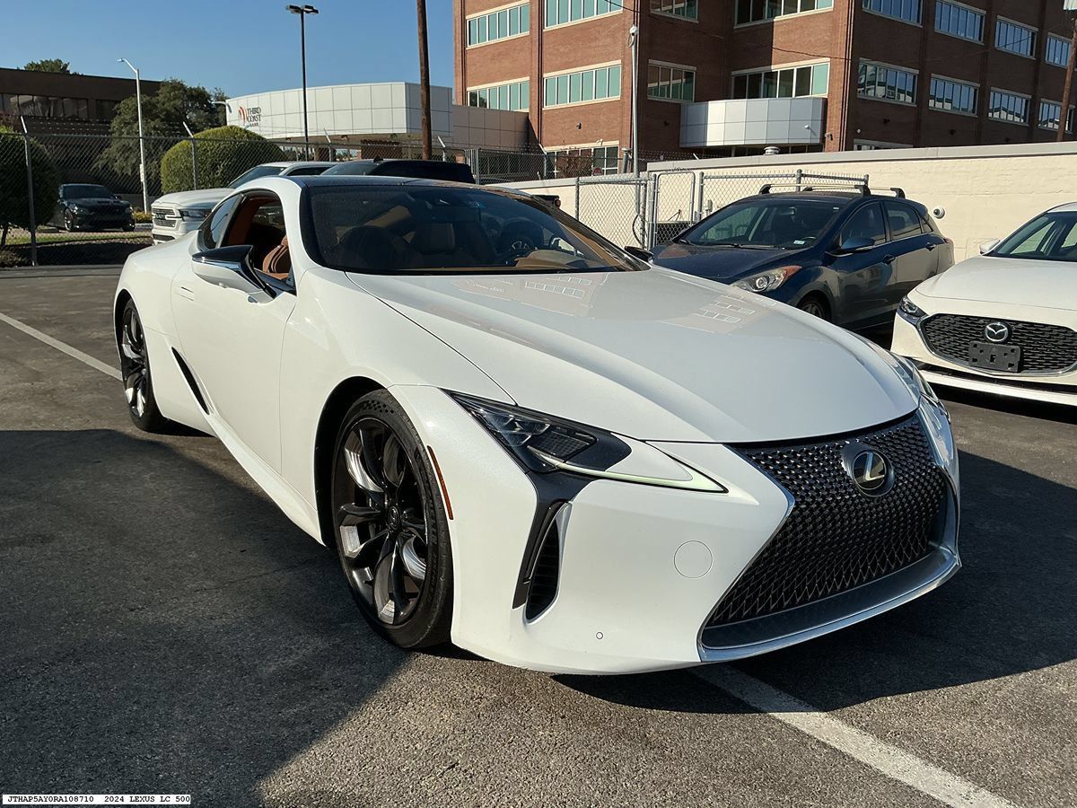 Used 2024 Lexus LC 500 Coupe w/ Sport Package RWD image 4