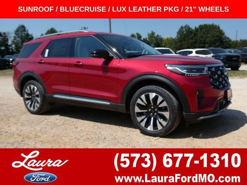 New 2026 Ford Explorer Platinum w/ LUX Leather Package AWD/4WD image 1