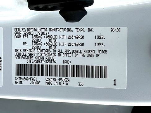 New 2026 Toyota Tundra SR5 AWD/4WD image 24