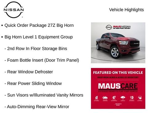 Used 2020 RAM 1500 Big Horn AWD/4WD image 8