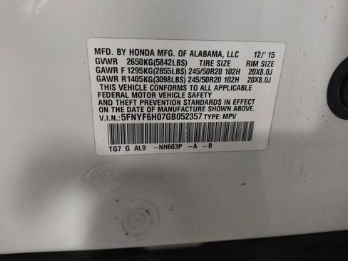 Used 2016 Honda Pilot Elite image 33
