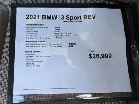 Used 2021 BMW i3 s RWD image 17
