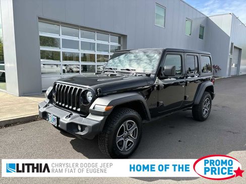 Certified 2022 Jeep Wrangler Unlimited Sport AWD/4WD image 1