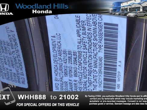 Certified 2024 Honda Accord EX image 27