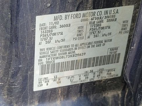 Used 2003 Ford F150 Lariat AWD/4WD image 18