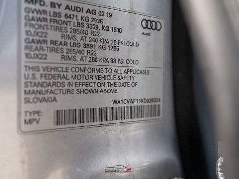 Used 2019 Audi Q8 Prestige AWD/4WD image 52