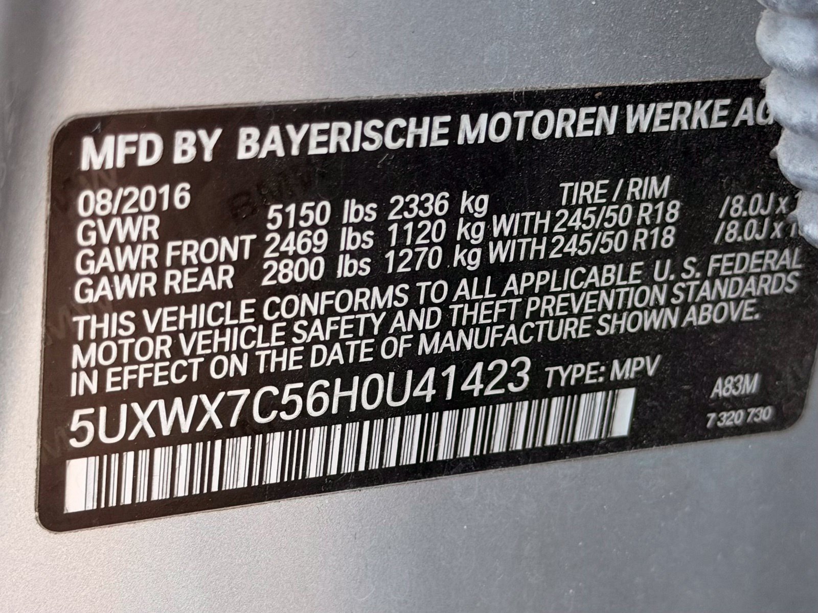 Used 2017 BMW X3 xDrive35i AWD/4WD image 54
