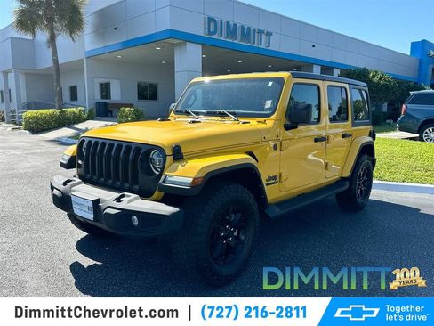 Used 2021 Jeep Wrangler Unlimited Sport AWD/4WD image 1