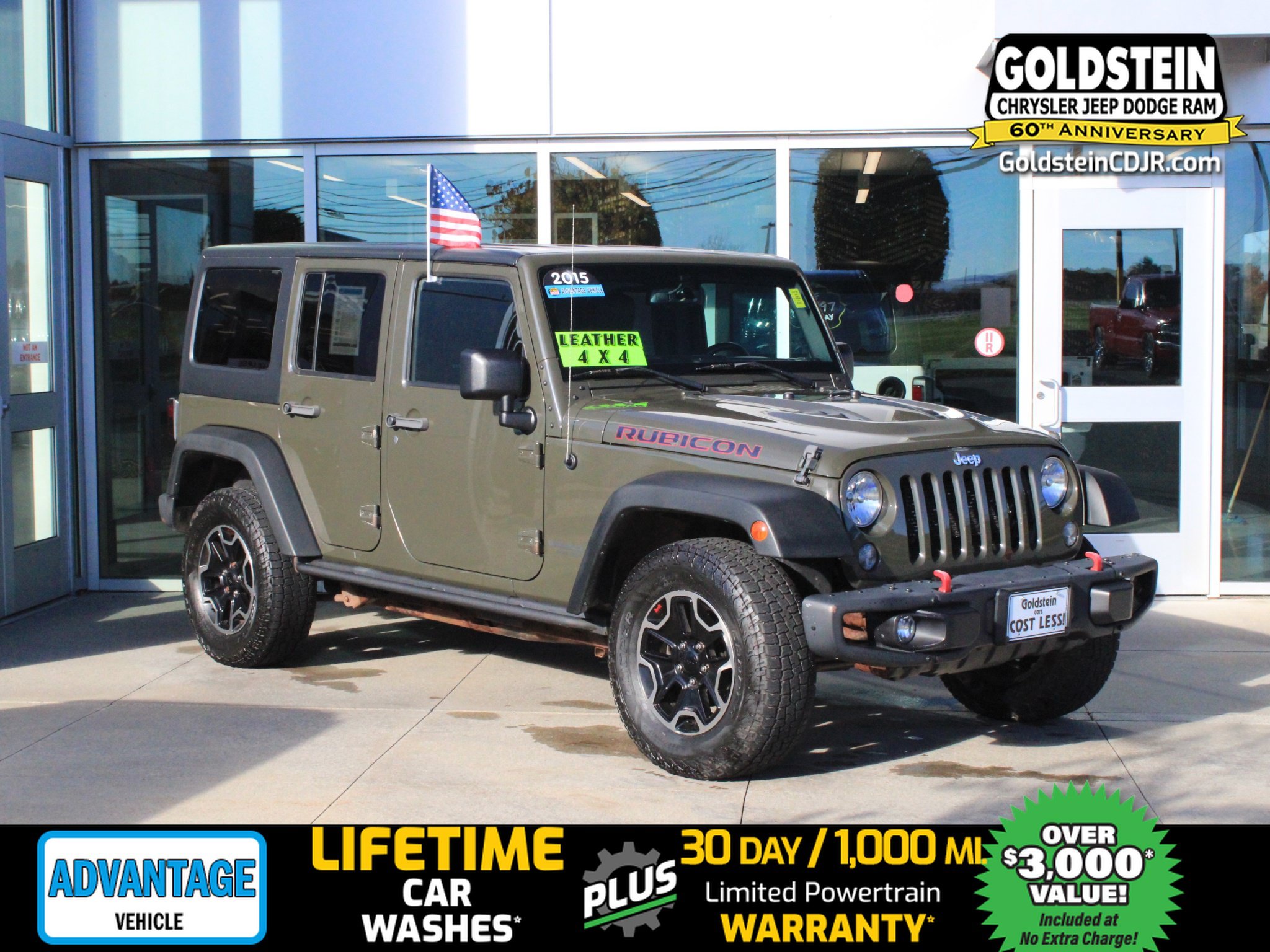 Used 2015 Jeep Wrangler Unlimited Rubicon AWD/4WD image 1