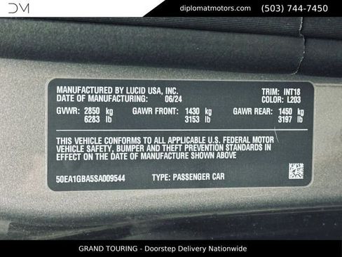 Used 2025 Lucid Air Grand Touring AWD/4WD image 49