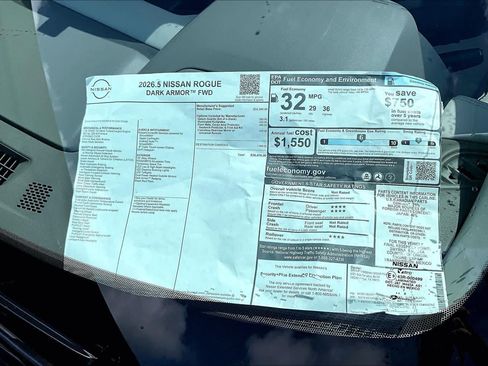 New 2026 Nissan Rogue Dark Armor FWD image 21