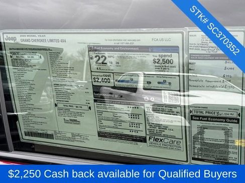 New 2025 Jeep Grand Cherokee Limited w/ Black Appearance Package image 2