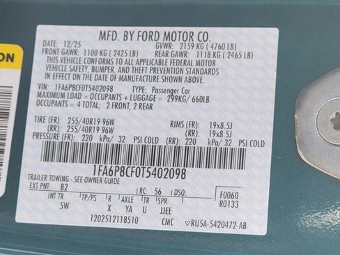 New 2026 Ford Mustang GT Premium image 12