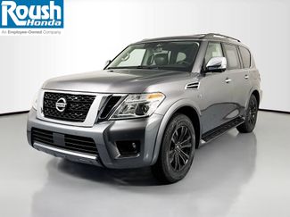 Used 2019 Nissan Armada Platinum w/ Captain's Chairs Package AWD/4WD video 1