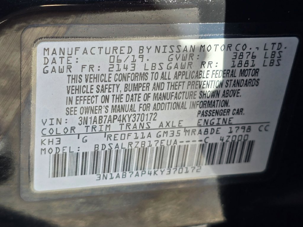 Used 2019 Nissan Sentra SR FWD image 30