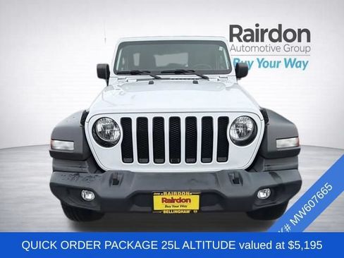 Used 2021 Jeep Wrangler Unlimited Sport AWD/4WD image 2