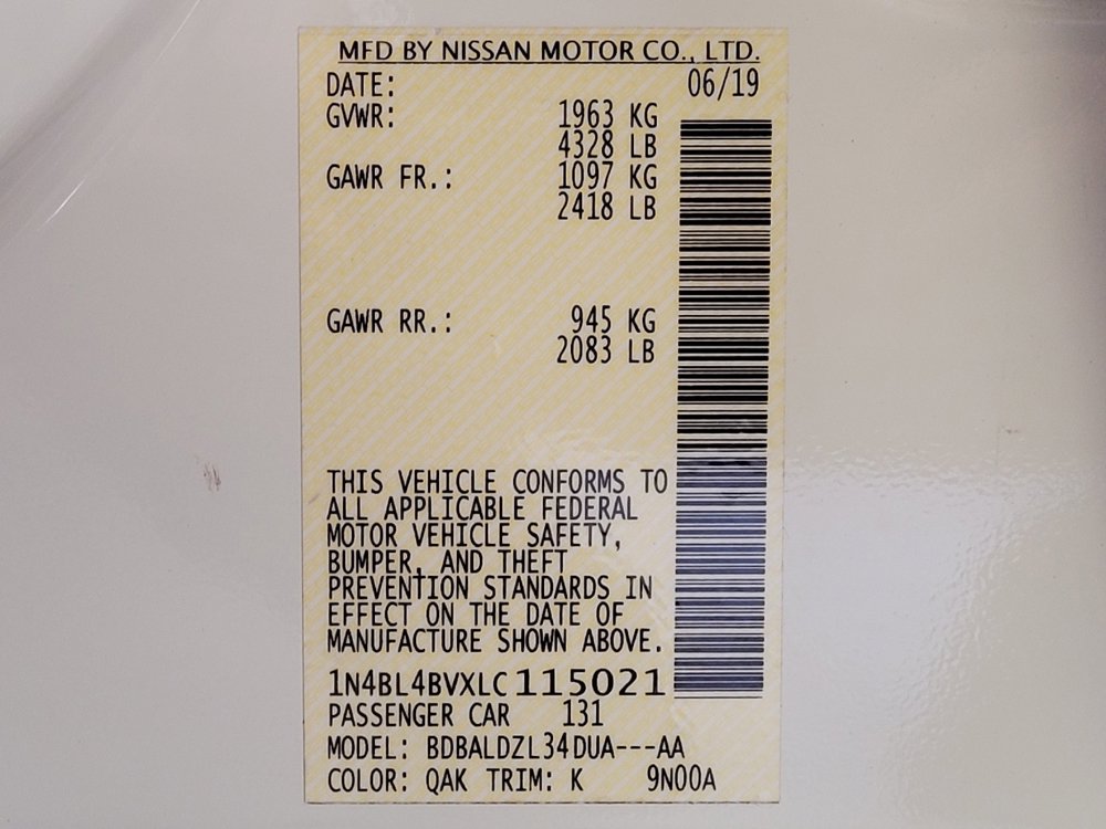 Used 2020 Nissan Altima 2.5 S FWD image 33