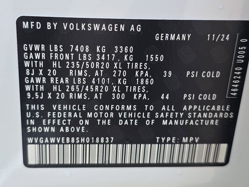 New 2025 Volkswagen ID. Buzz Pro S image 36