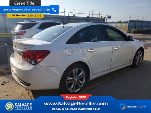 Used 2014 Chevrolet Cruze LTZ w/ Sun, Sound and Sport Package FWD image 4