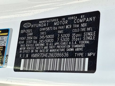 Certified 2022 Hyundai Palisade Calligraphy AWD/4WD image 27
