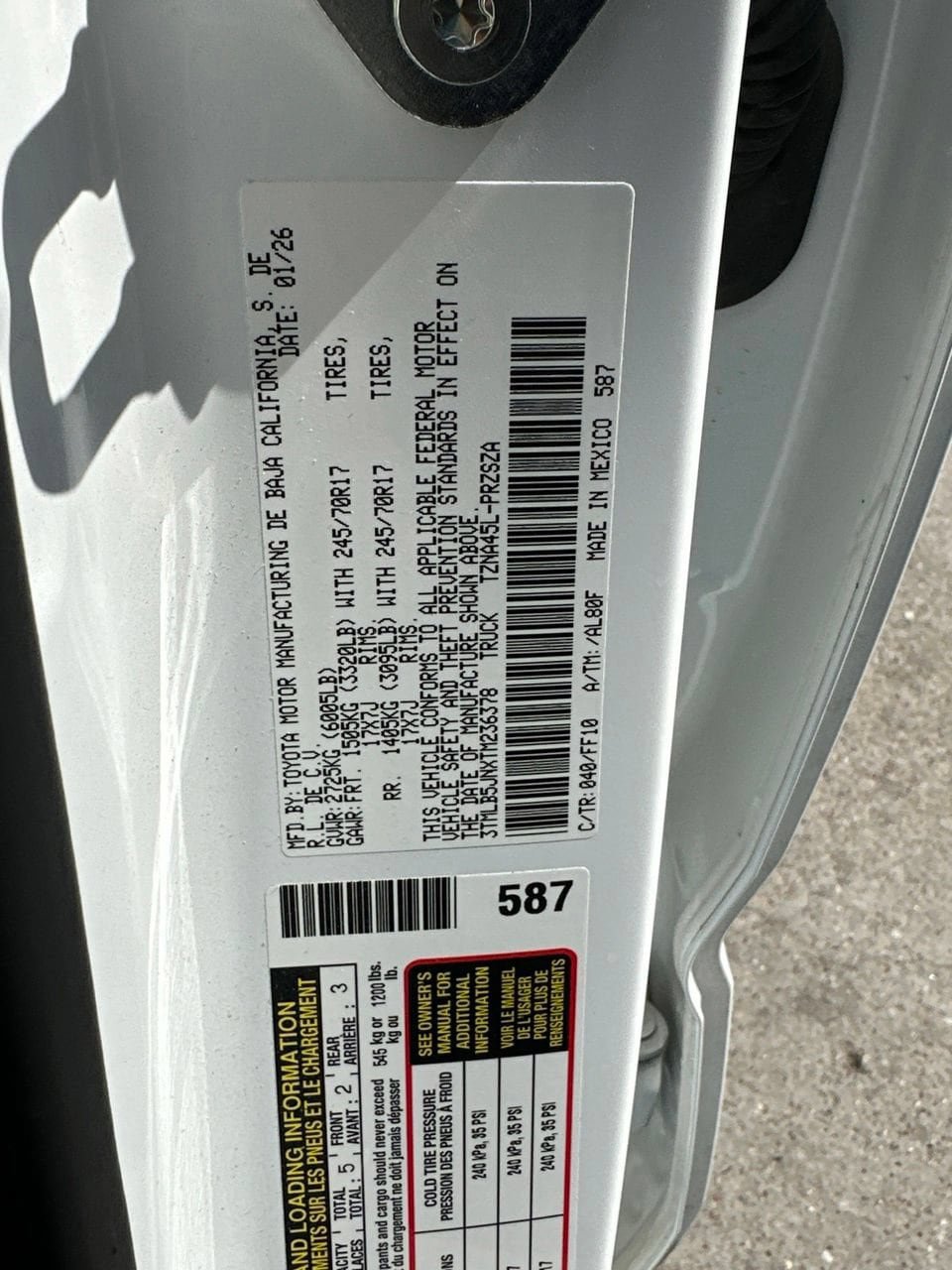 Used 2026 Toyota Tacoma SR5 AWD/4WD image 28