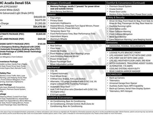 Used 2023 GMC Acadia Denali w/ Denali Ultimate Package image 42