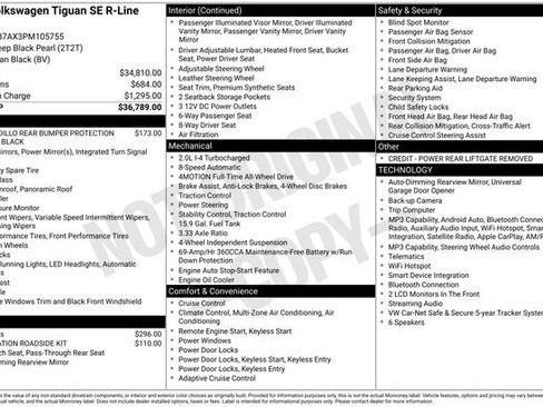 Used 2023 Volkswagen Tiguan SE R-Line AWD/4WD image 32
