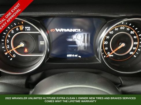 Used 2022 Jeep Wrangler Unlimited Sport AWD/4WD image 31