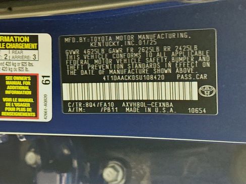 Certified 2025 Toyota Camry LE image 29