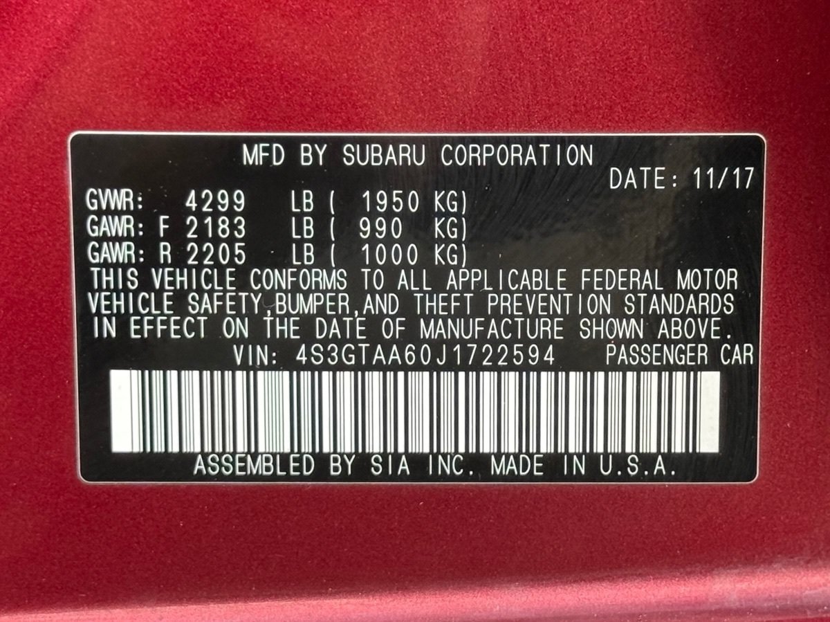 Used 2018 Subaru Impreza 2.0i AWD/4WD image 35