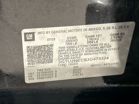 Used 2018 GMC Sierra 1500 SLT w/ SLT Premium Package image 26