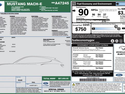 Used 2021 Ford Mustang Mach-E Premium image 2
