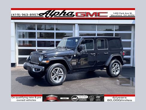 Used 2023 Jeep Wrangler Unlimited Sahara AWD/4WD image 1
