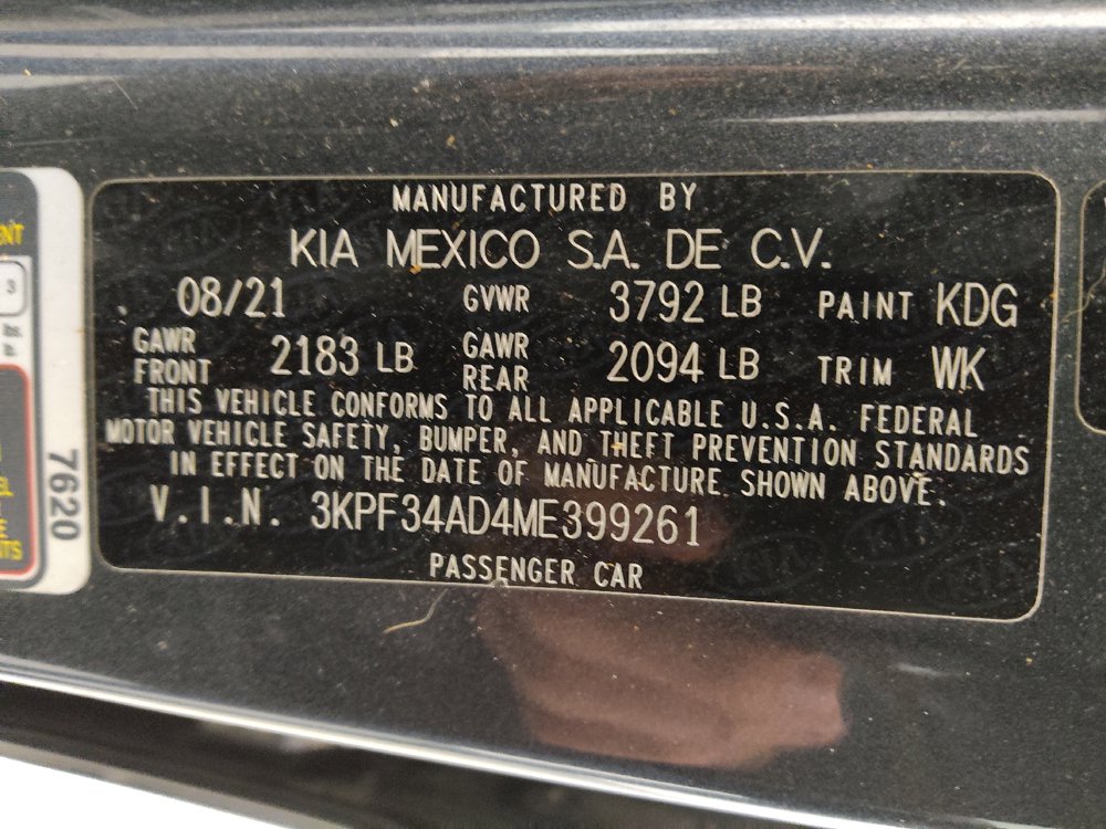 Used 2021 Kia Forte GT-Line w/ GT-Line Premium Package FWD image 33