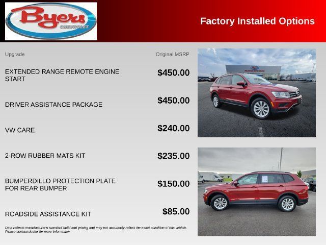 Used 2019 Volkswagen Tiguan S w/ Driver Assistance Package AWD/4WD image 10