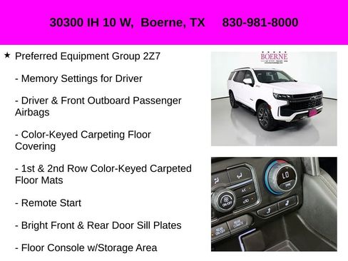 Used 2021 Chevrolet Tahoe Z71 w/ Rear Media and Nav Package image 10