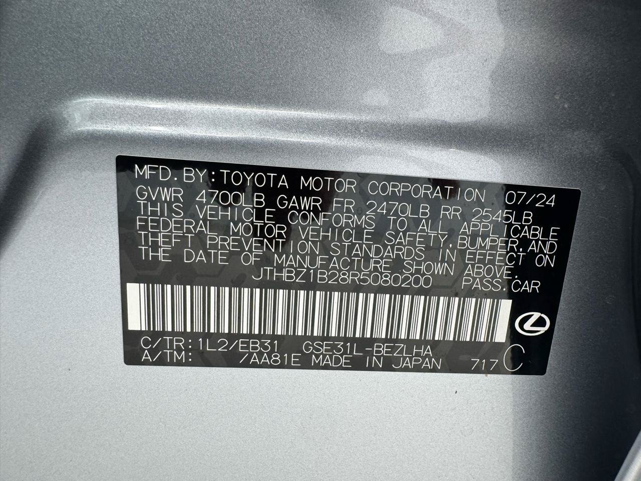 Used 2024 Lexus IS 350 F Sport w/ Accessory Package 2 RWD image 44