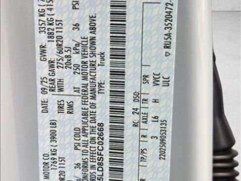 New 2025 Ford F150 Lariat w/ Equipment Group 501A Mid image 18