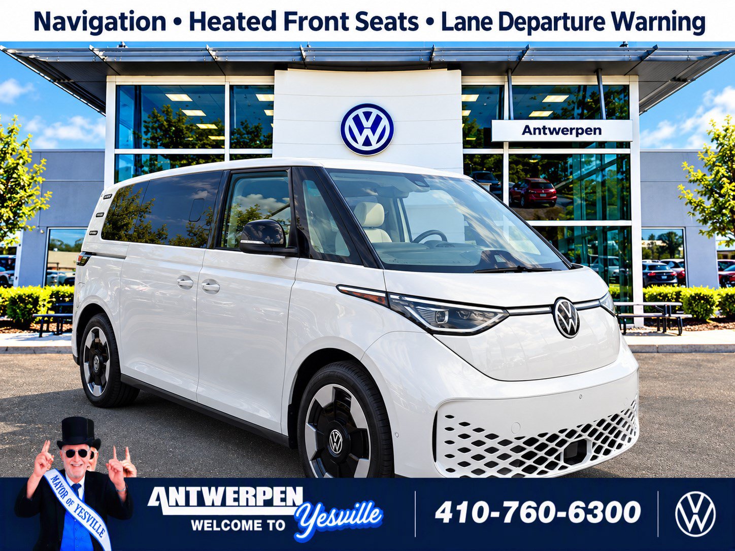 Used 2025 Volkswagen ID. Buzz Pro S RWD image 1