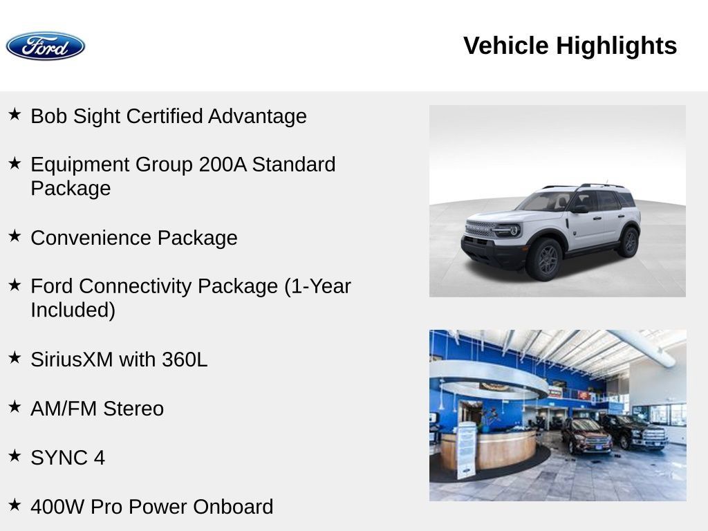 New 2026 Ford Bronco Sport Big Bend w/ Convenience Package AWD/4WD image 2