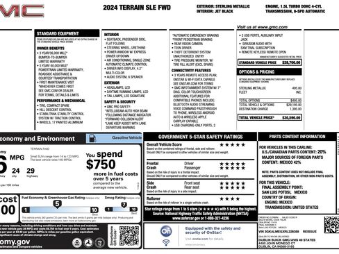 Used 2024 GMC Terrain SLE image 4